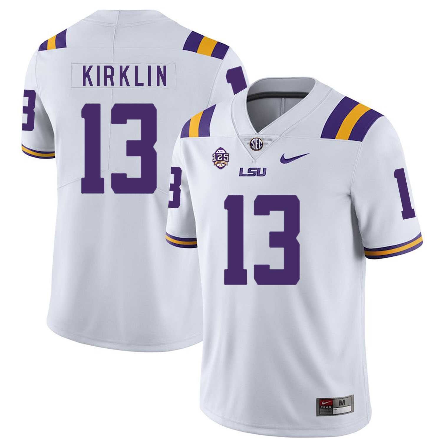LSU Tigers 13 Jontre Kirklin White Nike College Football Jersey Dzhi,We sell and wholesale LSU Tigers 13 Jontre Kirklin White Nike College Football Jersey Dzhi on line form chian!